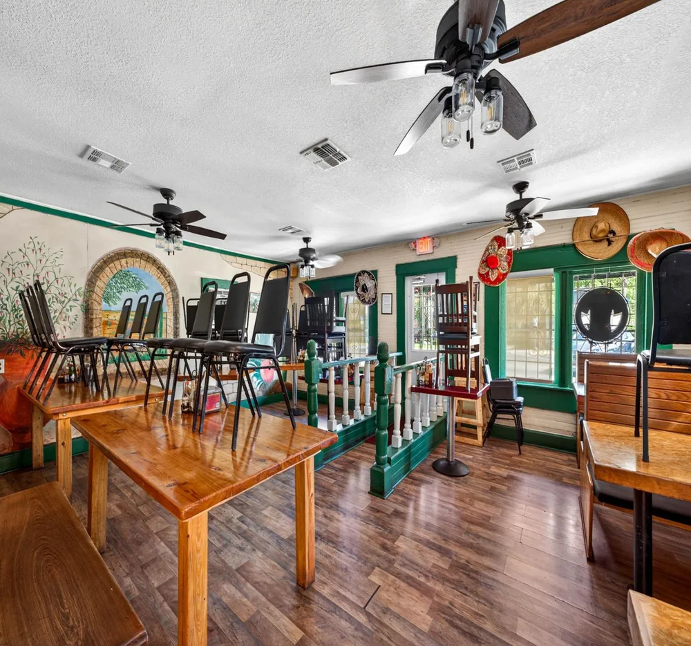 Interior of operating restaurant