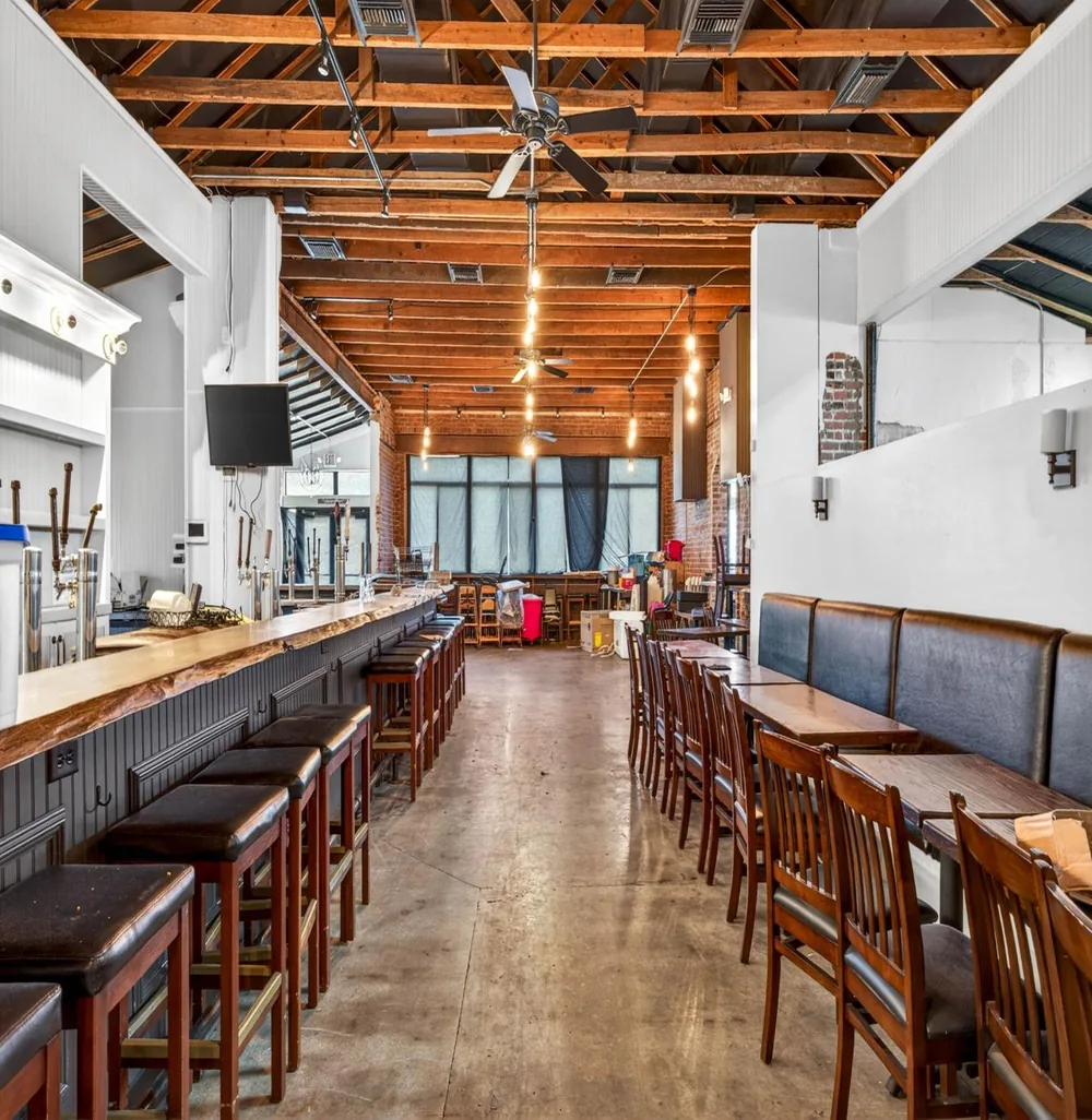 Inside the vacant restaurant space